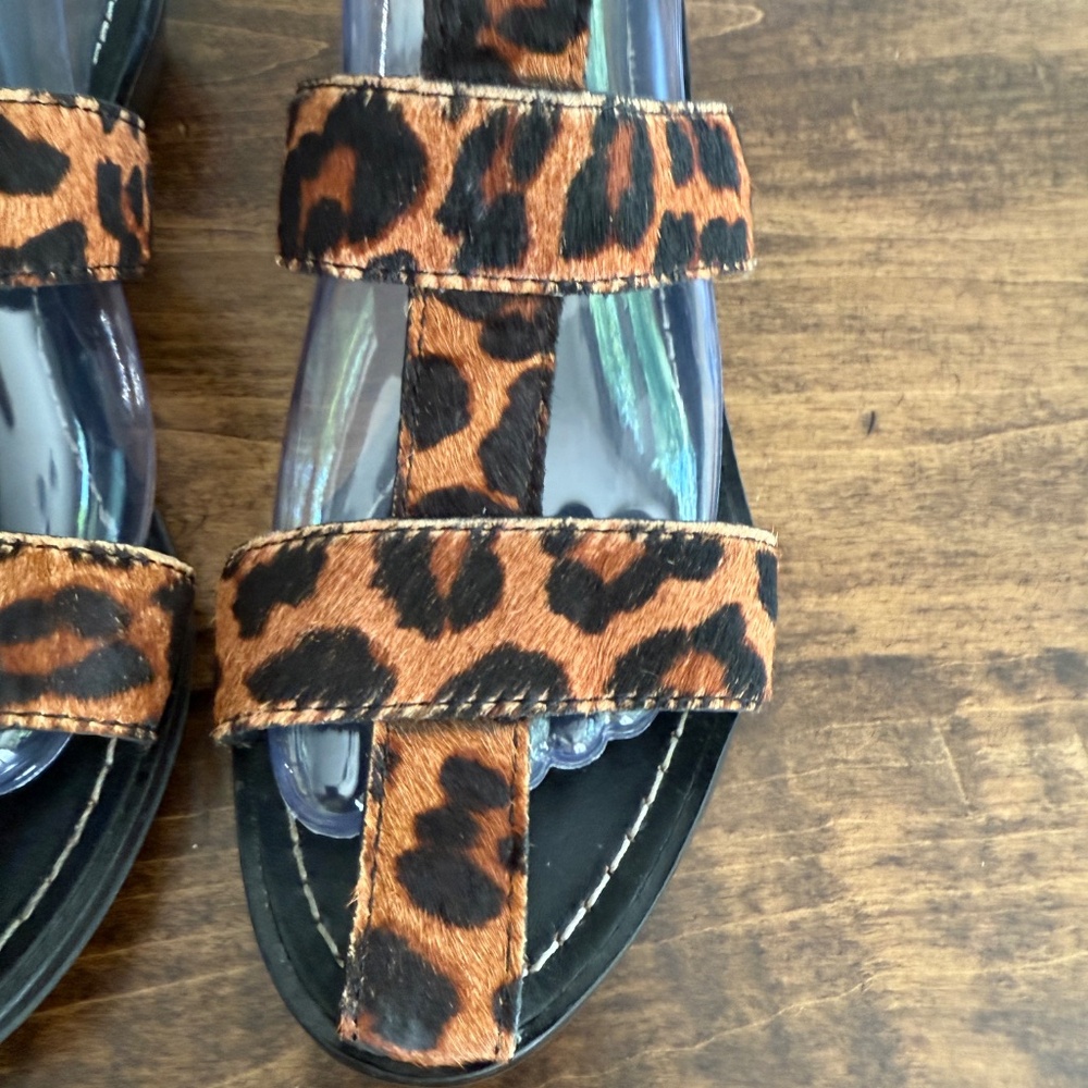 Jeffery Campbell Women's Leopard Print Strappy Sandals Size 8 - Picture 9 of 10